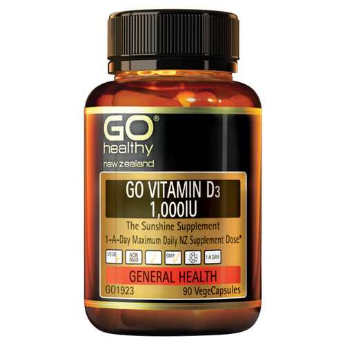 GO VITAMIN D3 1,000IU - The Sunshine Supplement