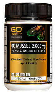 GO MUSSEL 2,600mg - NEW ZEALAND GREEN LIPPED