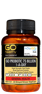 GO PROBIOTIC 75 BILLION - HOWARU Restore (Shelf Stable Probiotics)