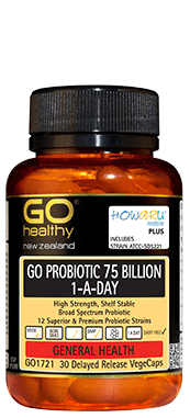 GO PROBIOTIC 75 BILLION - HOWARU Restore (Shelf Stable Probiotics)