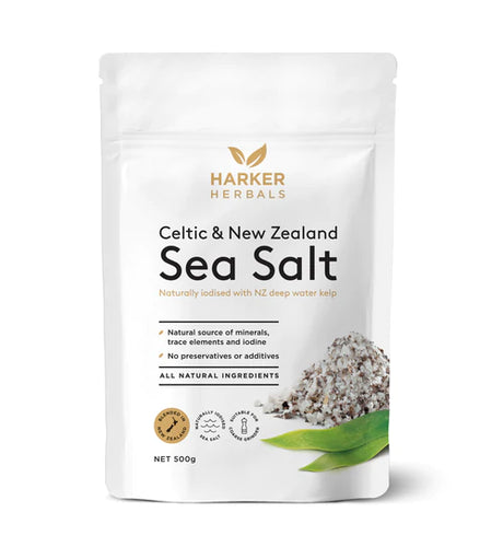 Harker Celtic & New Zealand Natural Sea Salt with Sea Kelp
