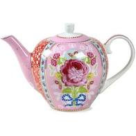 Pip Studio Porcelain Floral  Pink Teapot