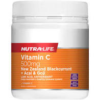 Vit C 500mg Black Currant Acai & Goji Chews Tabs 200s