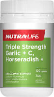 Triple Strength Garlic + C Horseradish & Histidine Caps 50s