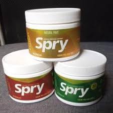 Spry chewing gum 100 count jar