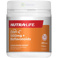Nutralife Ester C 1000mg + Bioflavonoids 200 tablets