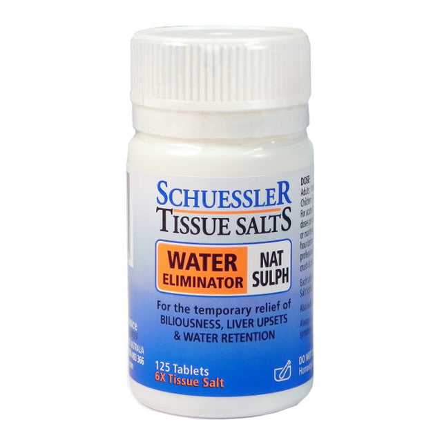 NAT SULPH 6X TABS- Water Elimator