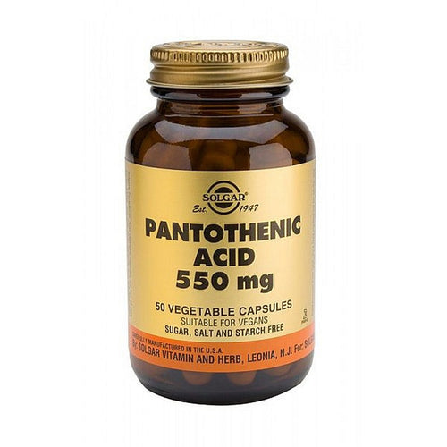 Pantothenic Acid 550 mg (Vitamin B5)